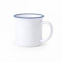 Taza para sublimación cerámica con asa de corazón