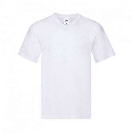 Camiseta Adulto Blanca Iconic V-Neck algodón