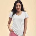 Camiseta Mujer Blanca Iconic V-Neck algodón