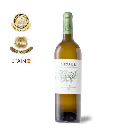 Botella Vino Blanco Orube